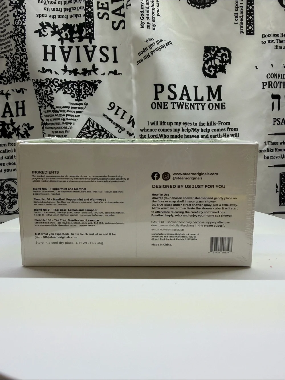 Steam Kubes Detox & Invigorate Shower Steamers